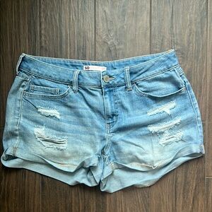 SO Blue Jean Shorts with Rolled Hems